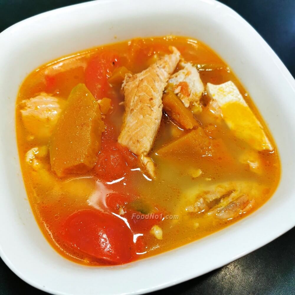 三文魚番茄南瓜湯