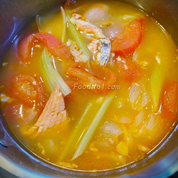三文魚食譜, 番茄食譜