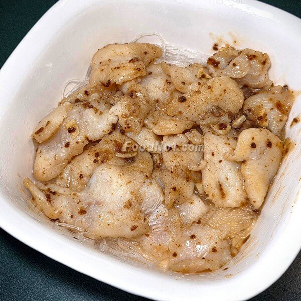 豉汁滑魚片叮粉絲-材料