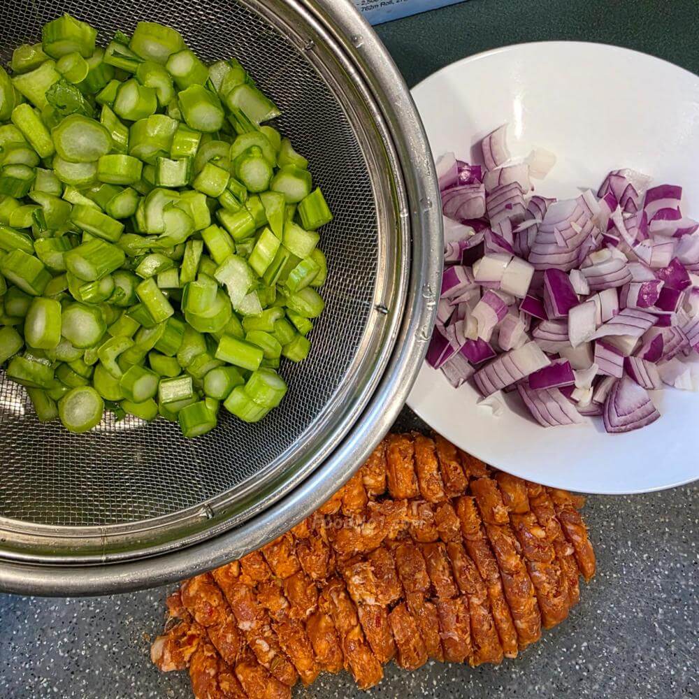 電飯煲焗肉碎蔬菜版-材料