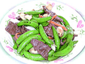 鮮百合蜜糖豆炒牛肉