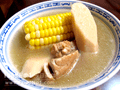 鮮淮山栗米瘦肉湯