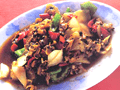 鹹菜炒蜆肉 鹹菜炒蜆肉
