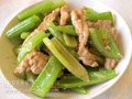 蒜茸肉絲炒西芹